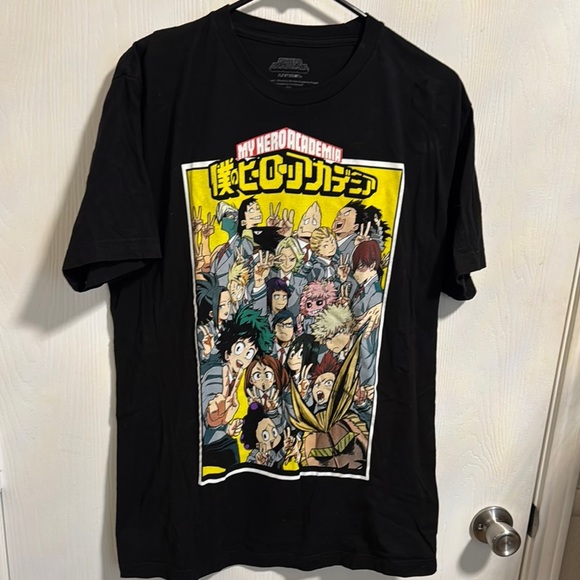 My‎ Hero Academia Unisex Black Short Sleeve T Shirt Size Large Funimation Anime - Picture 1 of 6